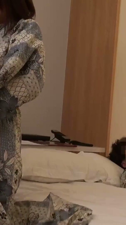 Due to a mix-up at my business trip destination, I ended up sharing a room with a busty colleague. 4 | Clip 2