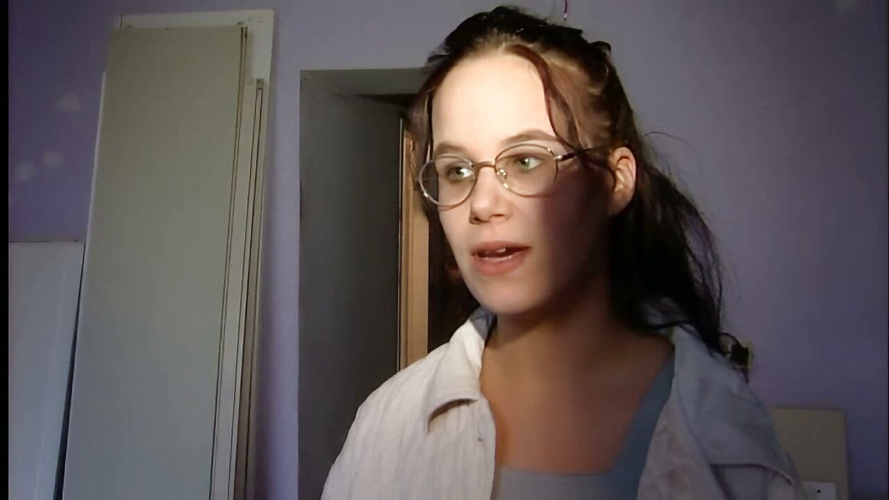 Cute Brunette Blows a Hot Cock on the Toilet