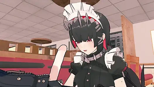 =Zenless Zone Zero= Ellen Joe x Wise: Riskanter Sex in Der Öffentlichkeit in McDonalds (4K)