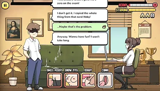 Хентай игра - проблемная студентка - задержание LVL 1 - - - Учитель-эротика