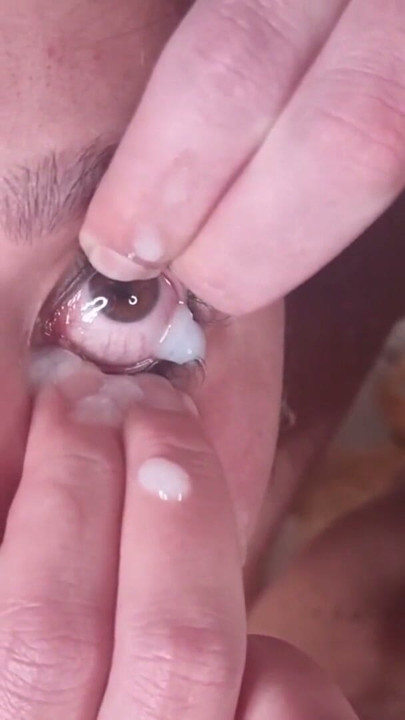 Two sluts jerking my dick in POV, cum in eye, dirty talk, piss in eyes | Clip 1