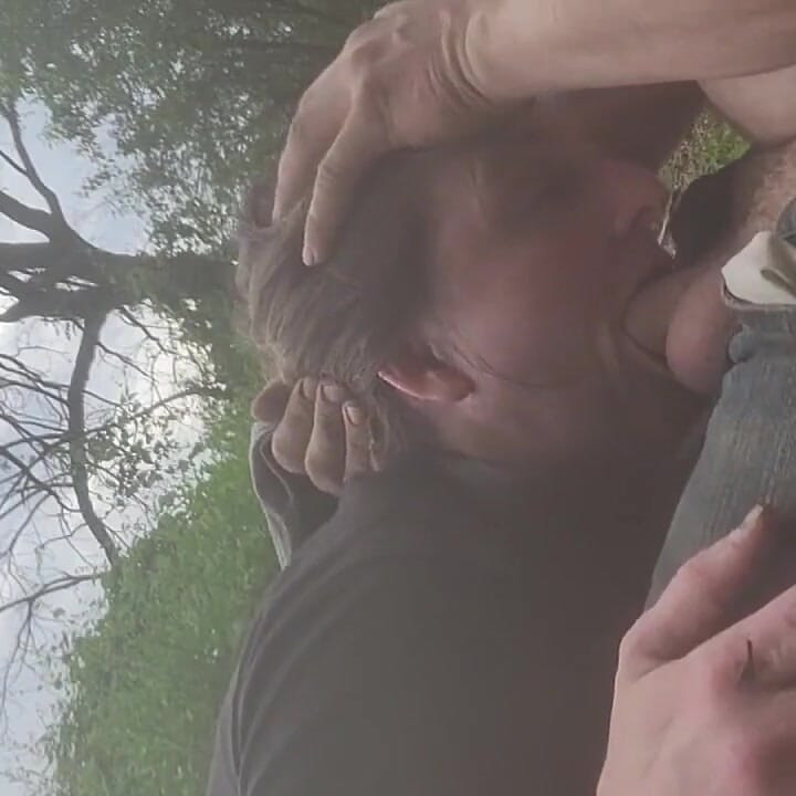 Blowjob by the River