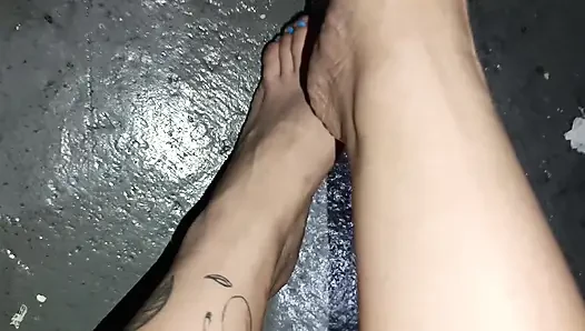 Feet with pecueca and bad smell you like