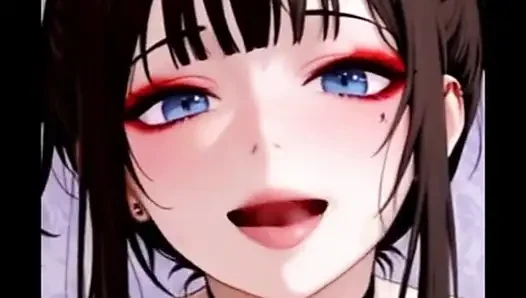 SCHÖNES HENTAI-MÄDCHEN WIRD VON IHREM FREUND RICHTIG HART GEFICKT