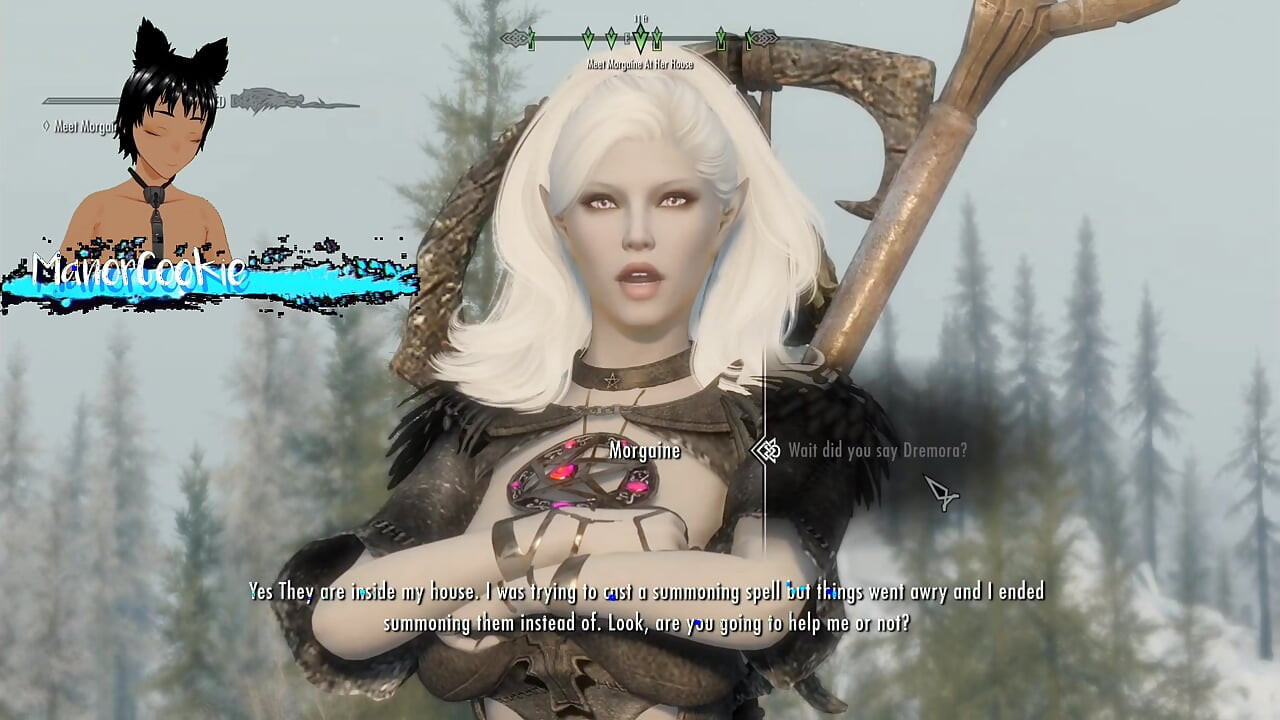 Skyrim B and L mod - Finding Morgaine and helping our her sexual needs