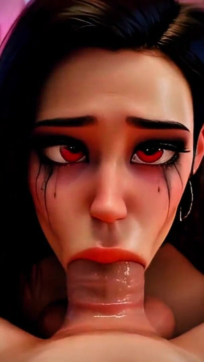 Black Haired Goth Big Tits Ass Intense Suck and Fuck (100% AI Generated 4K) | Clip 1