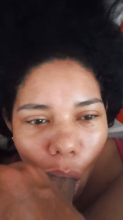 Blowjob with Milk by Hot Latina