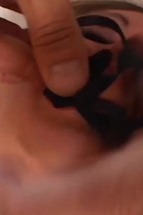 Hot blonde bends over while getting fucked by a huge cock as she sucks another