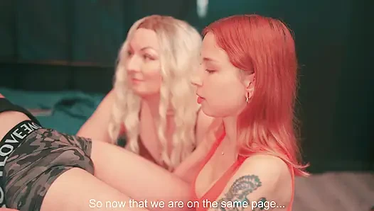 Üvey anne üvey kızına yalvarıyor: 'bana yarak emmeyi öğret' - ikimiz de üvey erkek kardeş tarafından yüzünü siktirdik