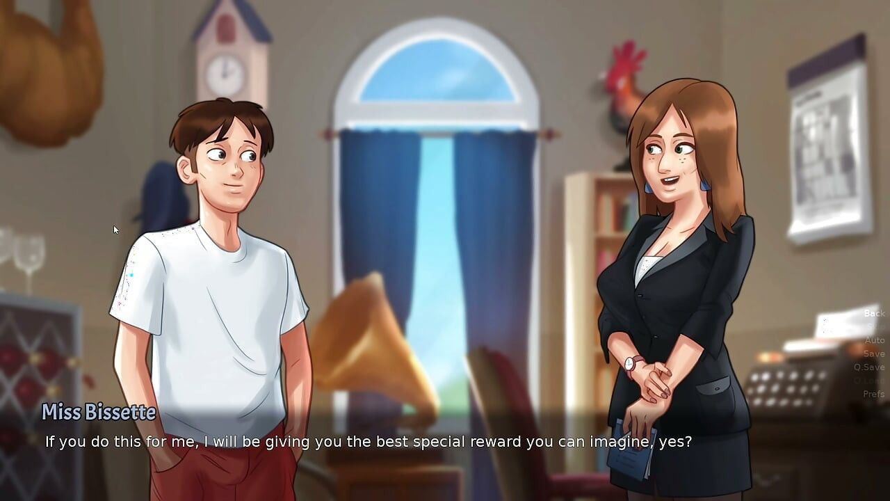 Stepsis Caught me taking panties - Summertime Saga part 12