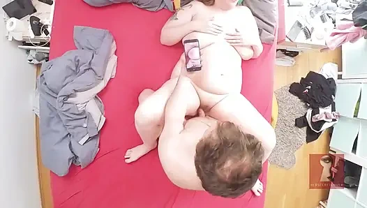 Woke up Horny - Rode the 18yo Neighbour Raw Until Creampie Dripped Out