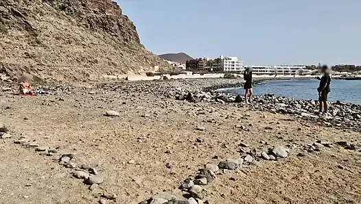 ALLEY adventure, three cocks for me in an alley. A voyeur, an exhibitionist, and the photographer give me their dicks on an hide