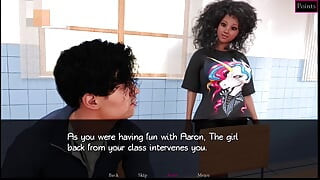 Nerd to alpha #3 - Jackson Jerked off and the cum fell on Sara's boobs