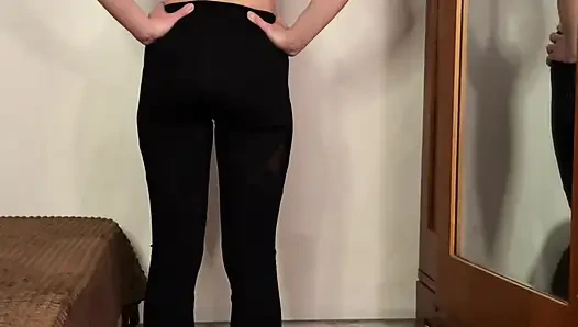 Naked yoga