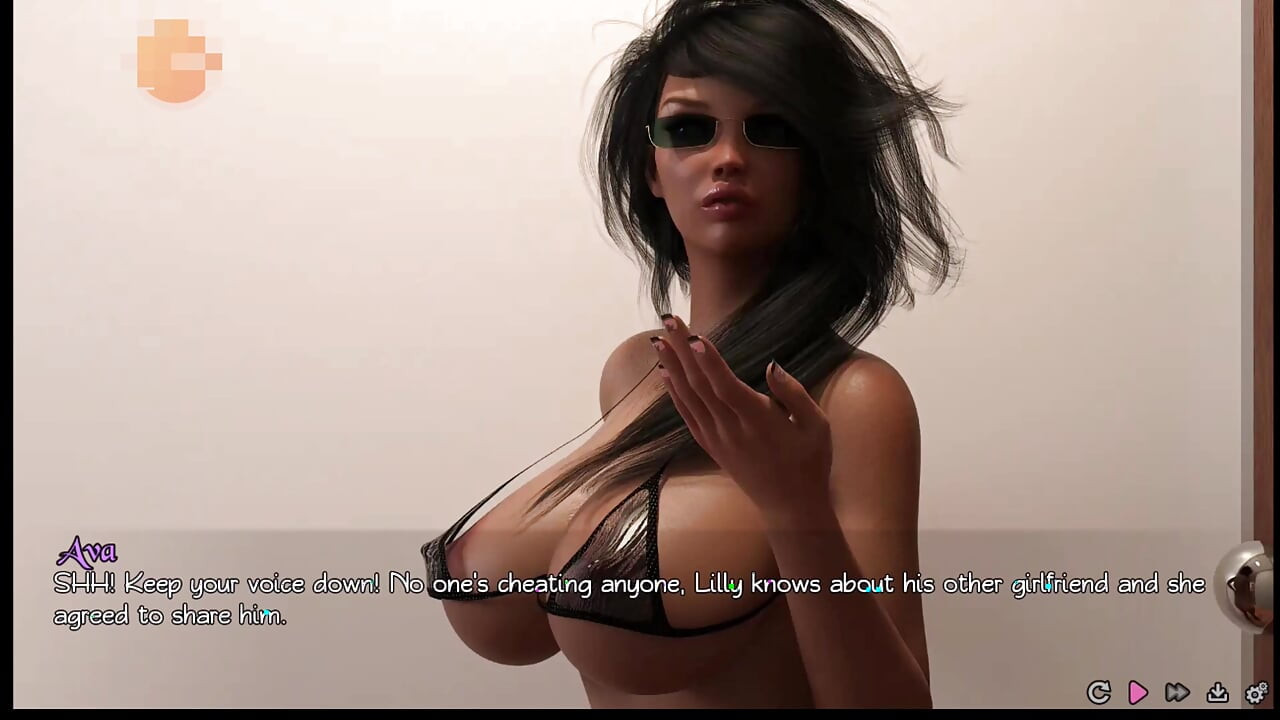 Pure love #6: Ava gave Johannes a handjob in the pool