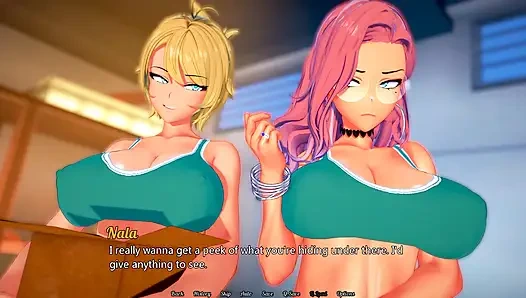 a gyaru- dunia ntr futa #7- gameplay