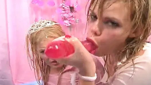 Amazing Lesbian Play in Small Pool