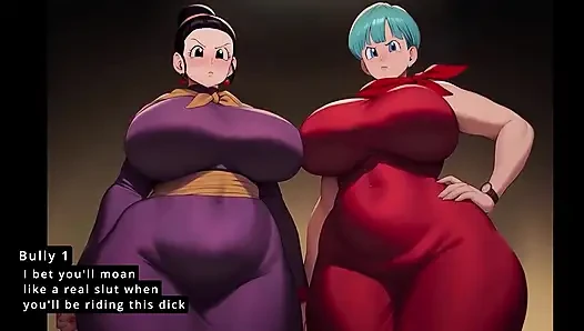 Bulma and chi-chi gon to bully