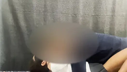 Teen Little Lovet Sucking and Riding After College