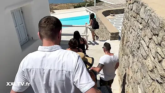 Leidenschaft unter der Mykonos-sonne