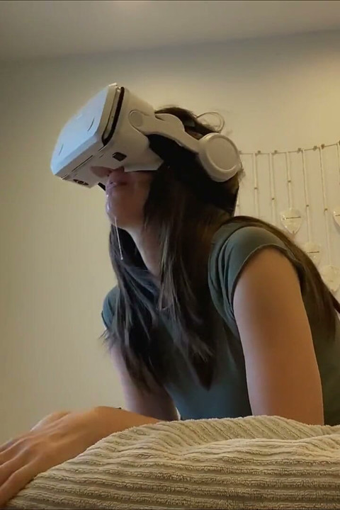 Omg! Surprise with Hot Sperm Right While See VR Porn