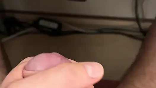 Cumming hard while watching porn