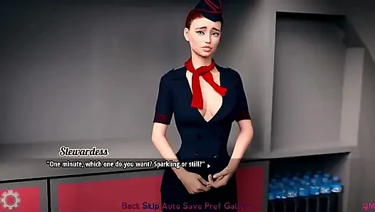 Hostesle uçakta seks