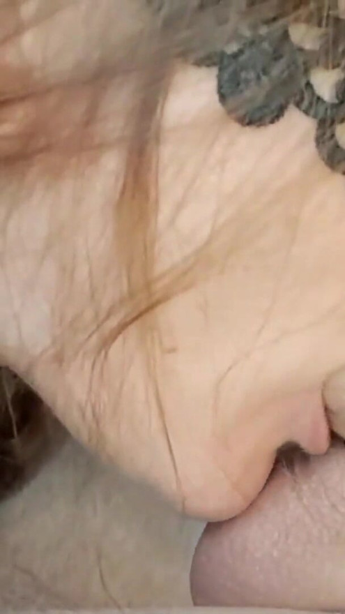 I sucked him slowly, without rush. I wanted him to cum powerfully in my mouth. Close up | Clip 2