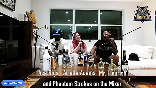 Adult Star Podcast mit Arietta Adams, gehostet von Mrflourish und Ace Bigs
