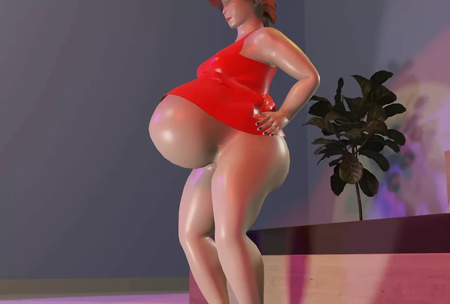 Maternity Clothing - Growing a Giant Pregnant Belly