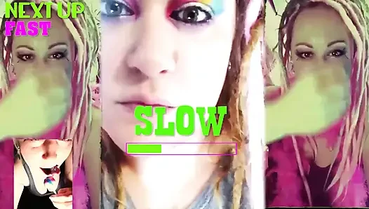 İkinci bir ekrana sakso pornosu koy ve Tanrıça Lana ile birlikte takip et