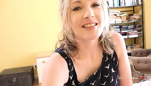 AuntJudysXXX - Your Busty MILF Landlady Princess Anna Catches You Watching MILF Porn