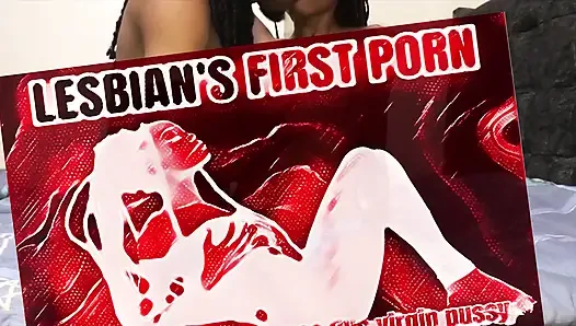 Tight Lesbian Pussy Meets Her First BBC - Then the Condom Snaps and He Creampies Me!