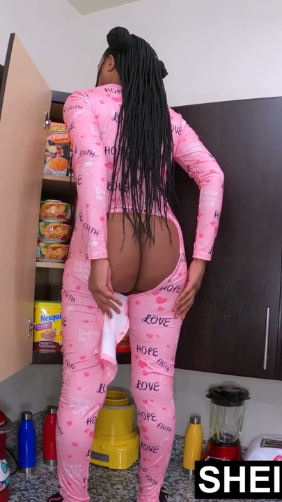 Sheisnovember Cornered In The Kitchen By Stepdad! Black Butt | Clip 1
