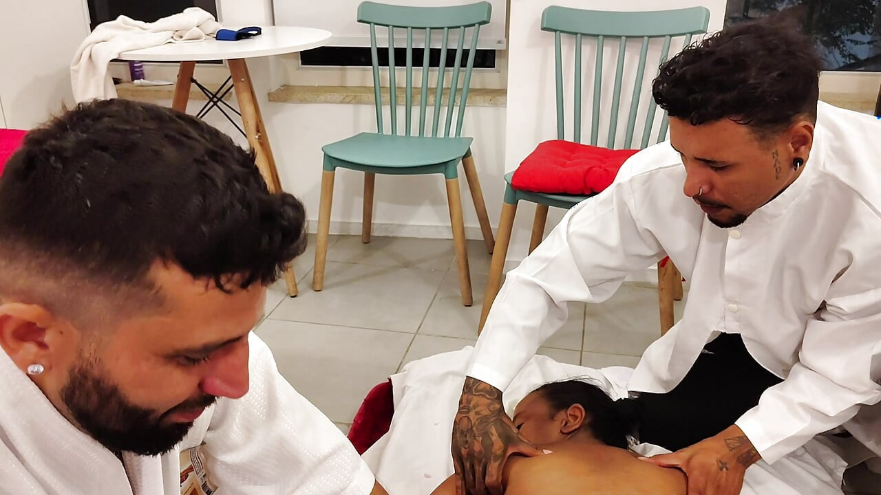 Two Physiotherapist Stepbrothers Punched the Dwarf's Dick