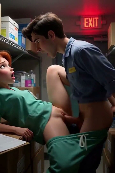 The Blowjob-giving Nurse, Famous Among Doctors and Nurses, Relieves Them During Their Shifts (ai-generated)