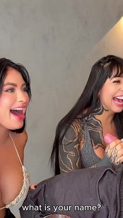 Threesome with two busty Colombian women I meet on the street - Alejandra Palacios & Sthefycupcake | Clip 1