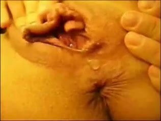 She is dripping...