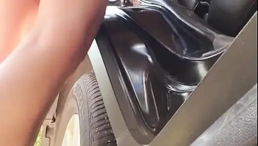 Sex in the Morning in the Park with a Hot Woman