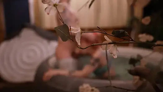 voyeur hot tub blowjob