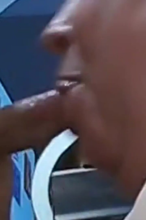 Cumshot right in the mouth after a blowjob