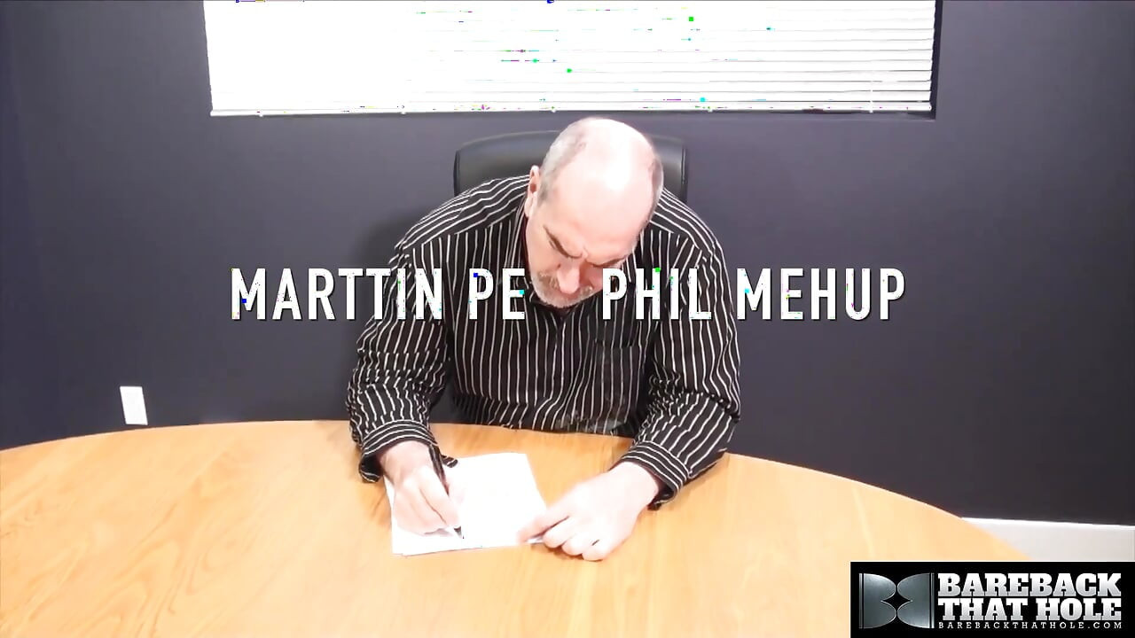 Barebackthathole γκρι μαλλιά Martin Pe Barebacks Phil Mehup κώλο