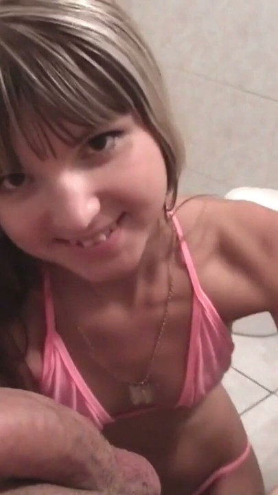 My PETITE LATINA stepsis came out in her new bikini...my COCK got hard and I she noticed | Clip 1