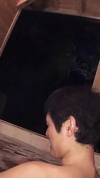 Iconic moment from "Natural Japanese College Girl have Amateur Creampie Sex in Spa"