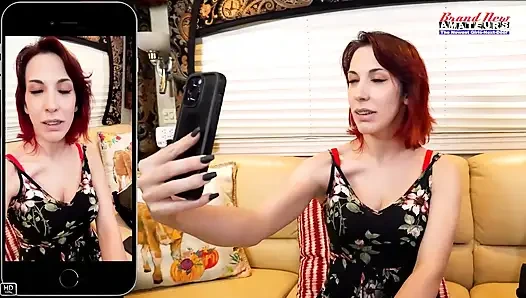 Fiery kızıl saçlı Scarlett Foxx büyük memeli sert acımasız slam'e kadar derin sakso!