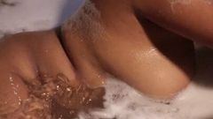 bathing busty brown black Latina part 3