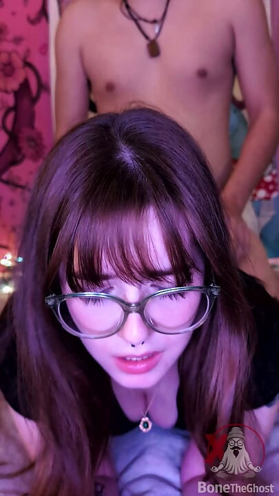 18 Cute Nerdy PAWG Is Horny Doggystyle and a Facial