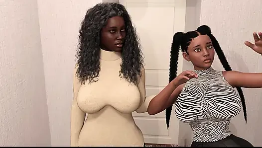 Baking with Chocolate 5 Ive Gave Ladesha a Good Spanking on Her Bare Skin