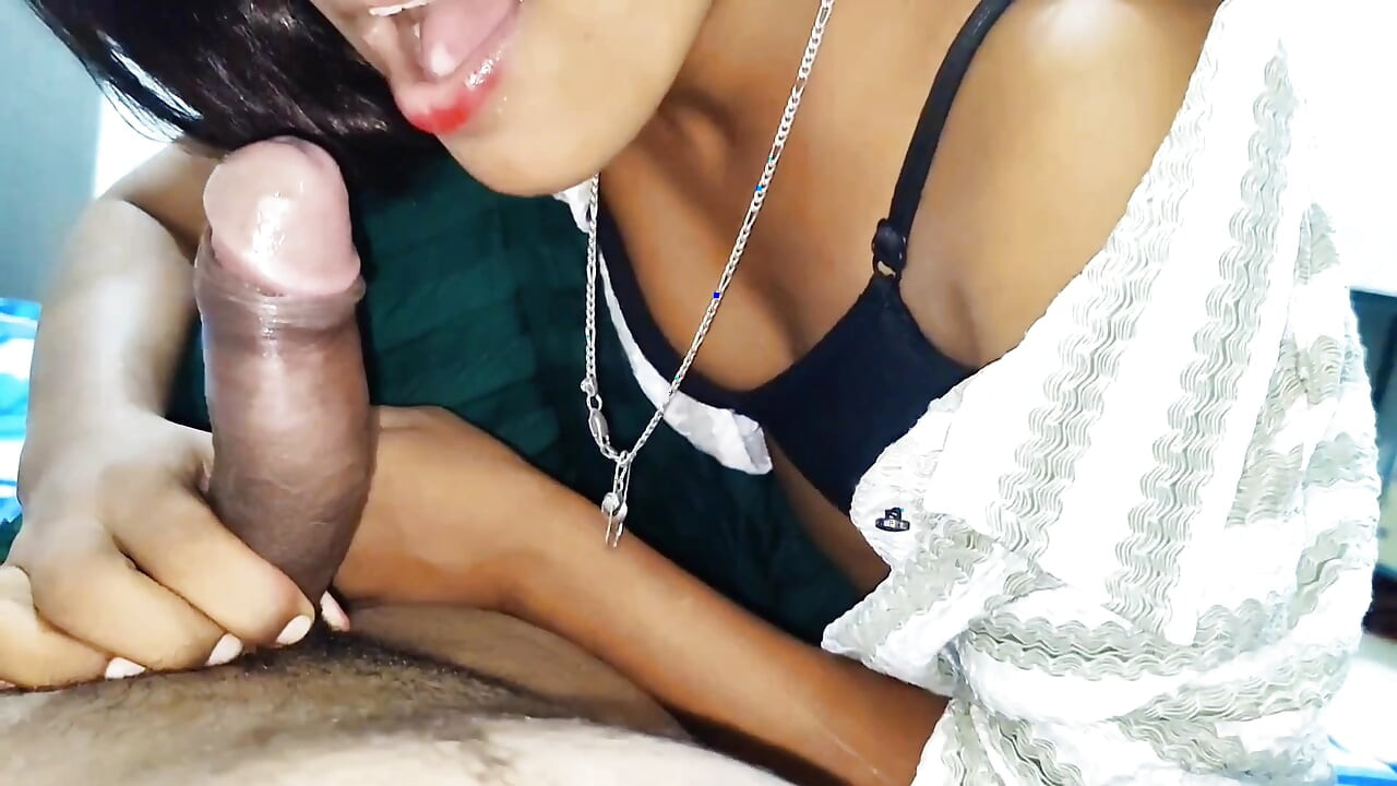 Cum in mouth indian housewife blowjob