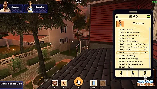 EP4: Тренировка Camila в саду - мой сексуальный сосед 2 (геймплей)